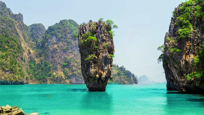 from phuket james bond island excursion by longtail boat