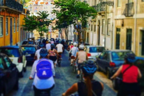 Lisbonne : visite guidée de 3 h à vélo électrique