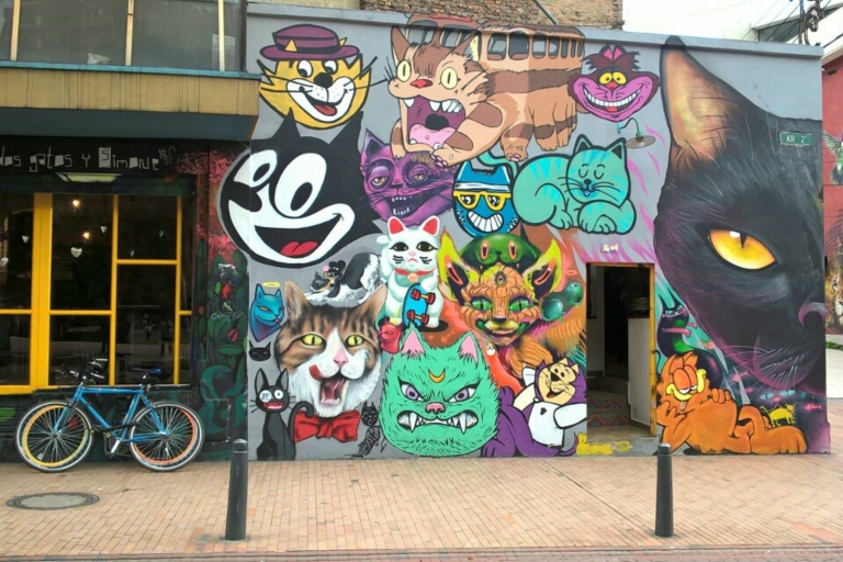 Bogotá Straatkunst en Graffiti Tour 3 uurBogotá Straatkunst en Graffiti Tour