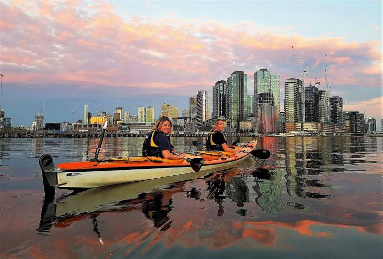 moonlit melbourne city kayak tour with dinner
