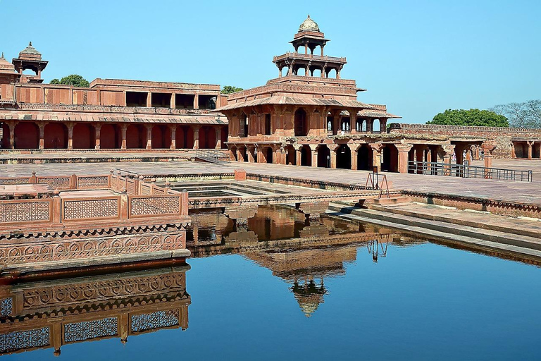 From Delhi or Agra: Taj Mahal and Fatehpur Sikri Guided Tour From Agra: Tour with AC Car, Driver, Guide & Entry fees