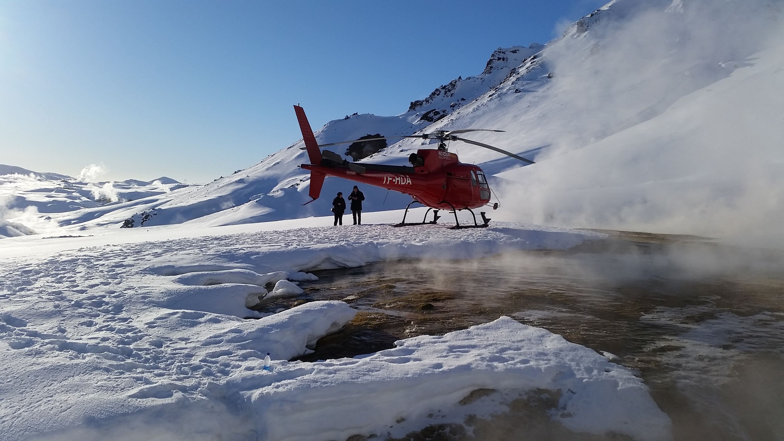 1-stündiger Hubschrauberrundflug in Island: Die Geothermie-Tour