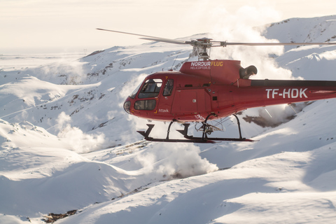 Depuis Reykjavík : vol panoramique de 1 h en hélicoptère