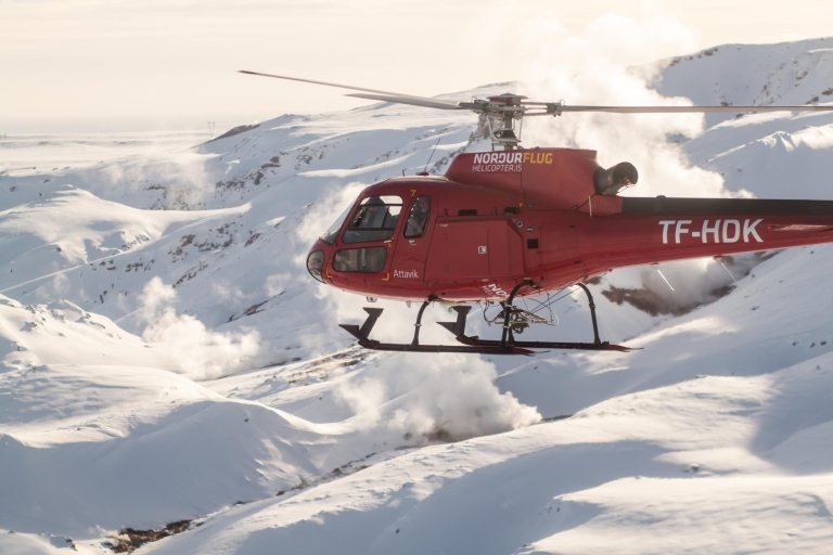 1-godzinna wycieczka helikopterem po Islandii: wycieczka geotermalna