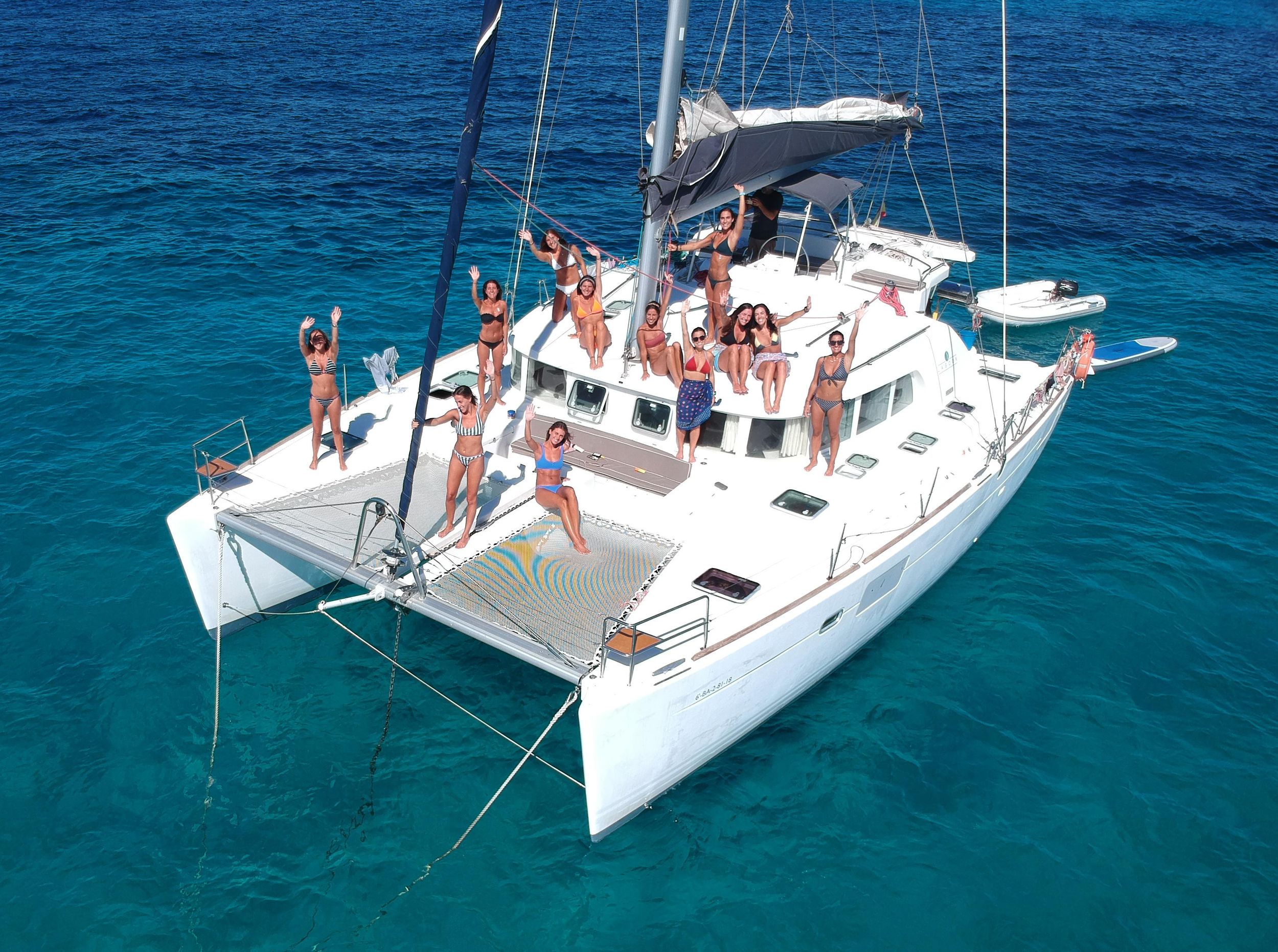 Formentera: Luxuriöser Katamaran-Segeltörn