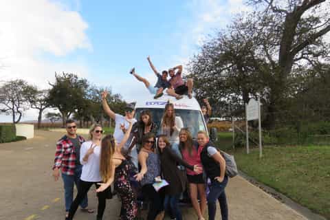 Hop-on-hop-off-bus voor de reispas - Kaapstad naar Johannesburg