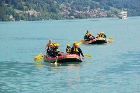 From Zurich Rafting Adventure in Interlaken Tour in Spanish