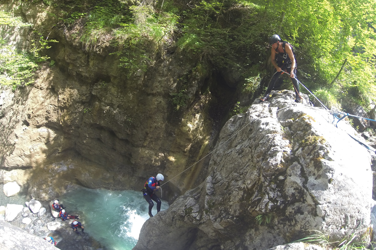 Ab Luzern: Canyoning in Interlaken mit RücktransferVon Luzern aus: Canyoning in Interlaken mit Rücktransfer