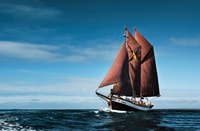 Húsavík, Walbeobachtung durch traditionelles hölzernes Segelschiff - Hizvo