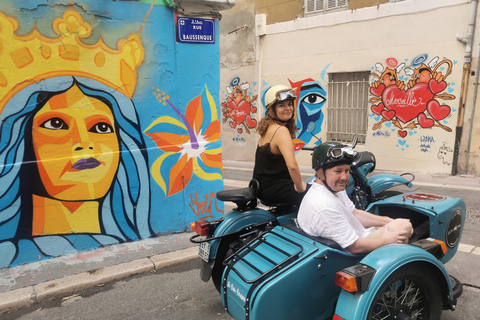 Marseille : visite touristique en side-car de 2 heures
