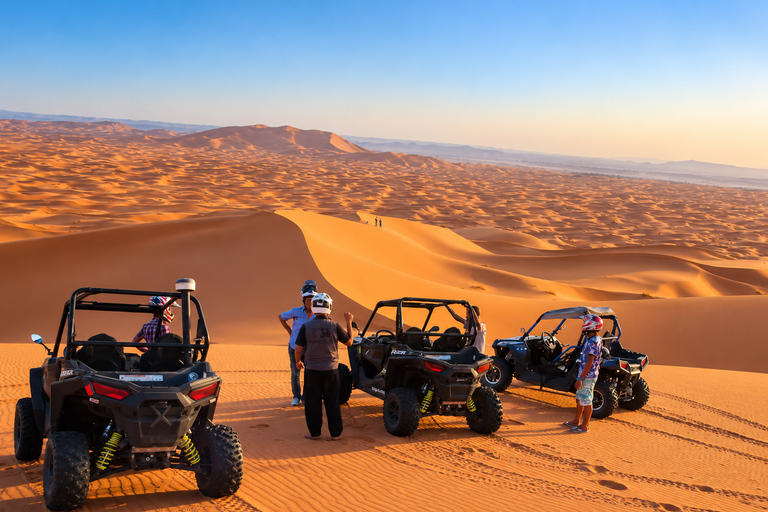 Marrakech to Fes: 3-Day Sahara Desert Tour, Camel & Buggy Option 2 — Luxury Sahara Camp
