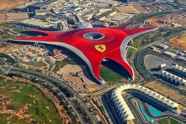 Abu Dhabi: Ferrari World private tour SUV with Entry Tickets