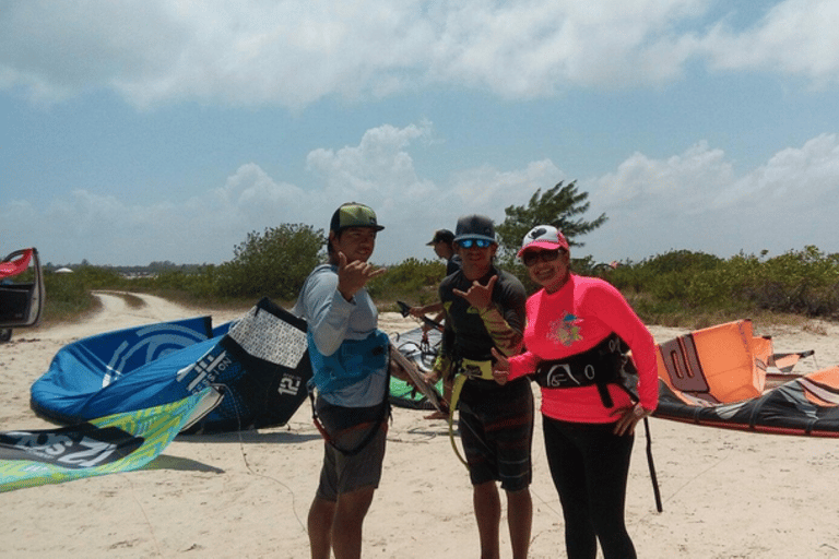 Cancun: Aula de Kite Surf