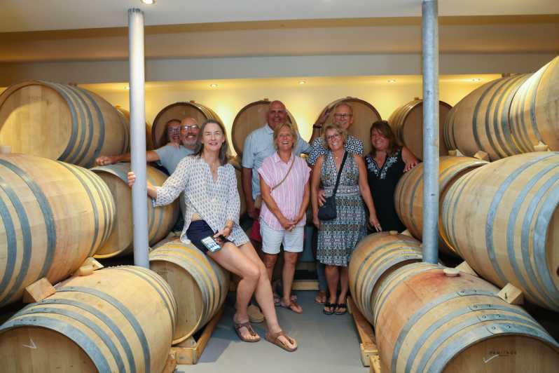Santorini: Tour of Wineries with Wine Tasting & Food