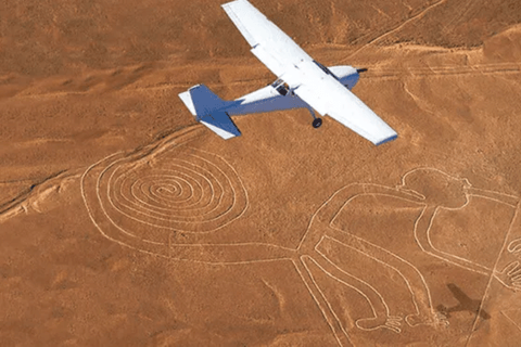 Lima: Vlucht over de Nazca-lijnen met bustransfer