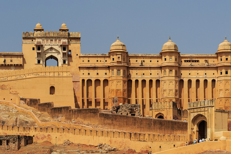 Depuis Delhi : excursion d'une journée à Jaipur avec transfertVoiture avec chauffeur, guide, billets d'entrée aux monuments et déjeuner