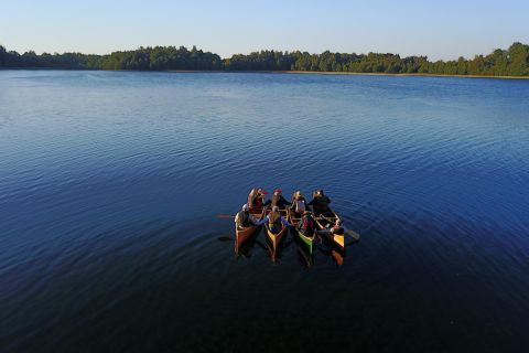 Parco nazionale Žemaitija: tour in canoa di un'intera giornata con picnic