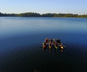 Parc national de Žemaitija : excursion d'une journée en canoë avec pique-nique