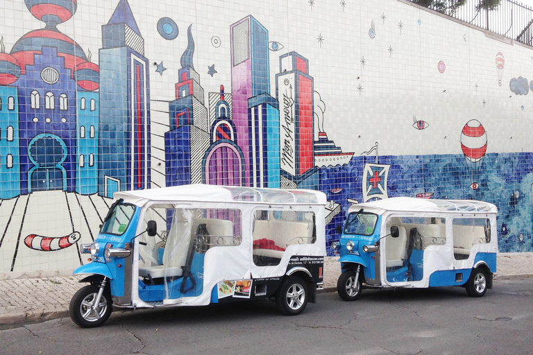 Lisbonne: Visite privée guidée en tuk-tuk électrique avec dégustations