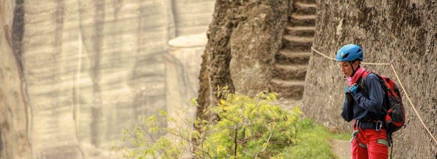 Kastraki : Randonnée aux Météores par la Via Cordata jusqu'au Grand Saint