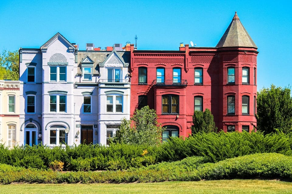 Bairro Capitol Hill em Washington, DC