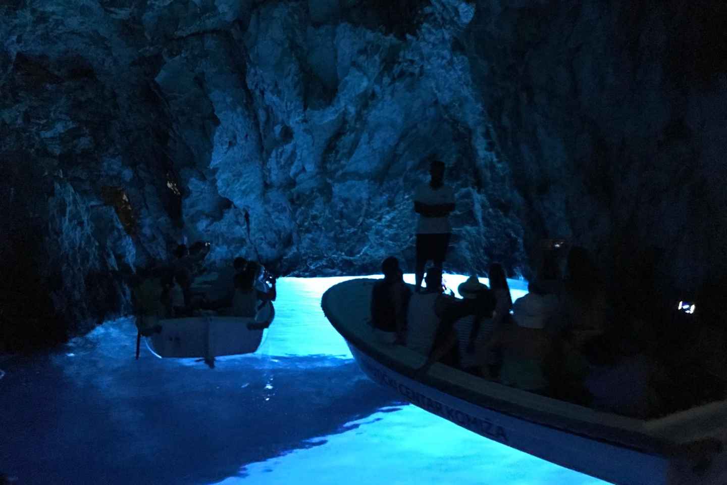 Ab Hvar: Tagestour zur Blauen und Grünen Grotte