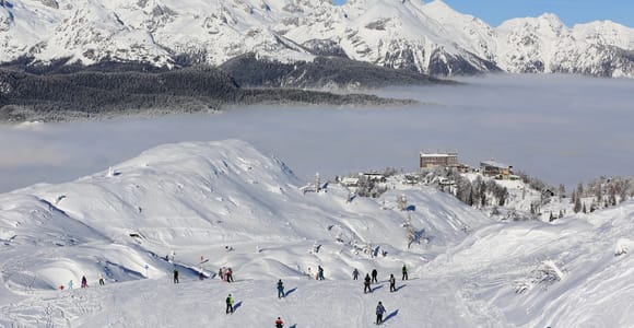 Snowboarden mit Kursleiter im Vogel Ski Center
