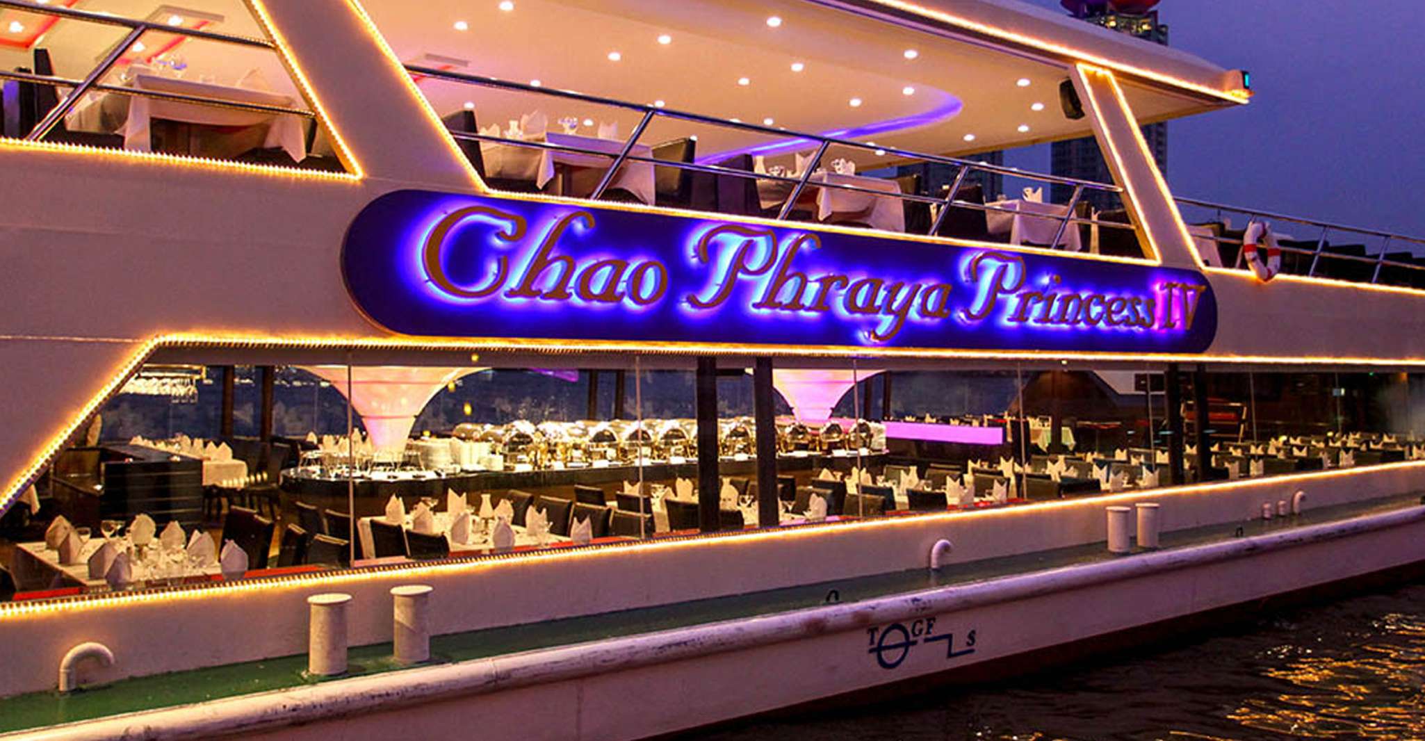 Bangkok, crucero por el río cena en la princesa Chao Phraya - Hizvo