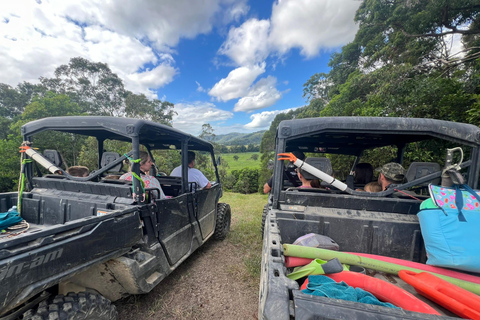 Daintree waters tour, all terrain vehicles and light lunch.