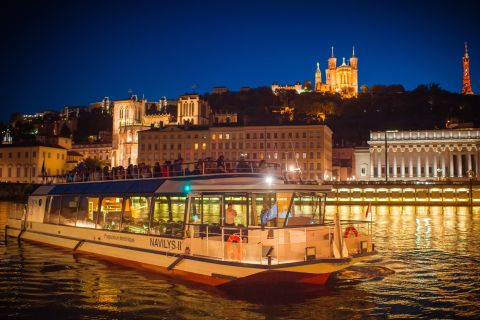 Lyon: Panorama-Bootstour durch die Stadt zum Lichterfest