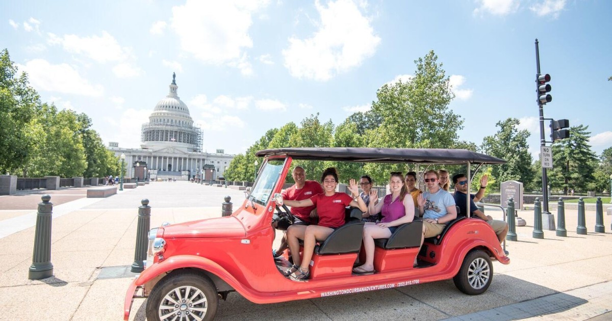 Washington DC tour del National Mall a bordo di un veicolo elettrico