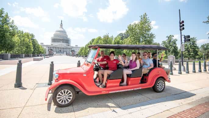 washington dc visite de 2 heures du national mall en véhicule électrique