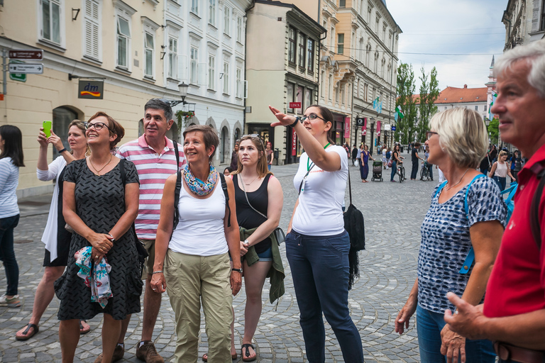 Ljubljana: Kulinarische Tour mit Speisen & Wein