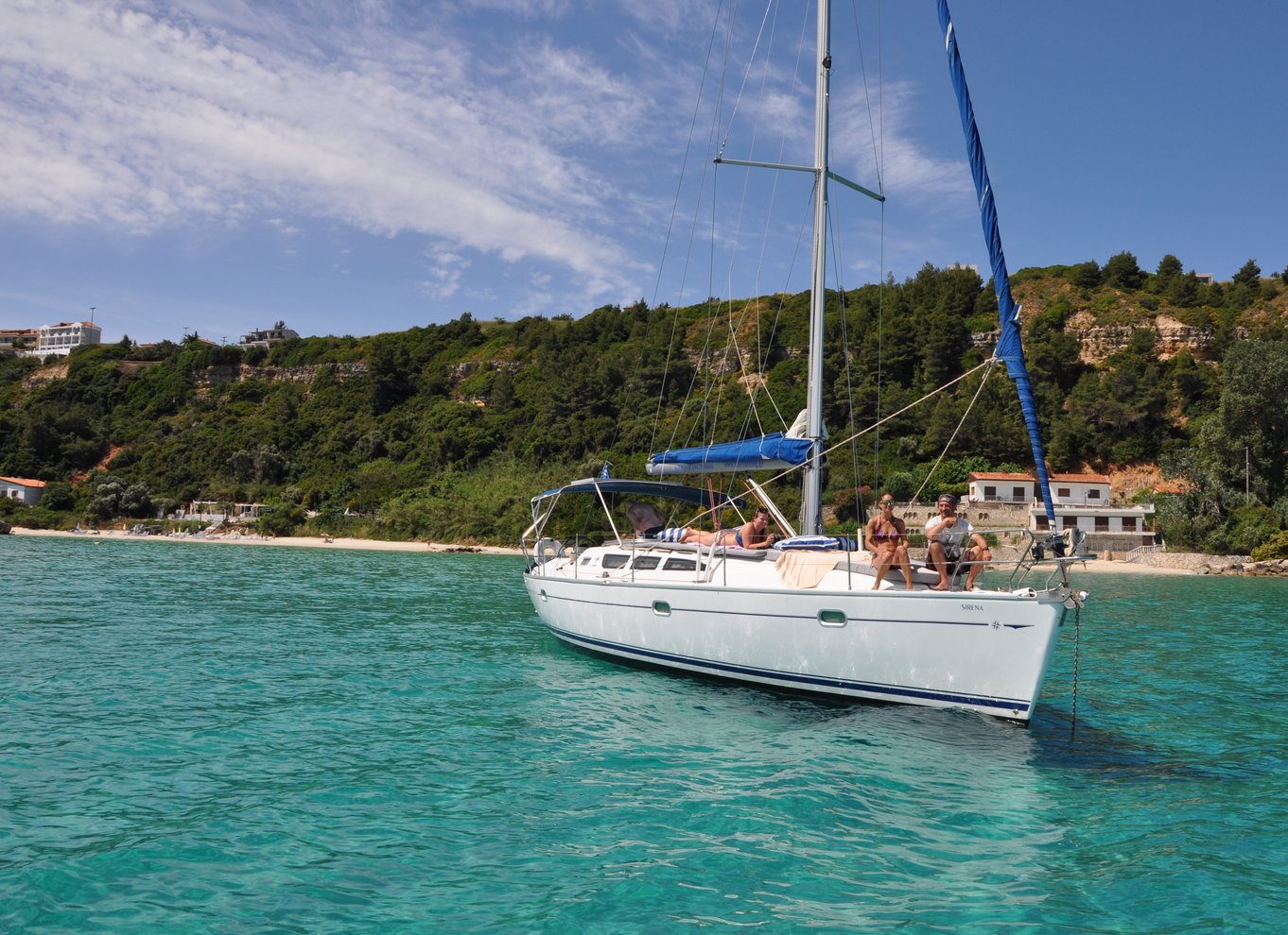 Fra Nea Fokea: Chalkidiki 6-timers krydstogt med sejlbåd