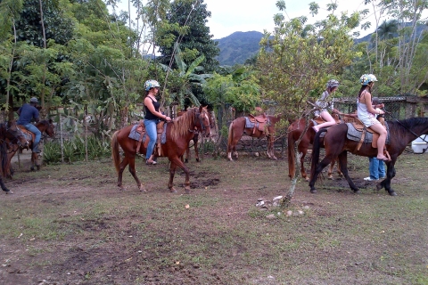Puerto Plata: Zip Line and Horseback Riding Adventure Zip Line and Horseback Riding Adventure with Hotel Pick-Up