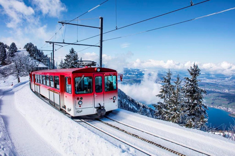 Zúrich: Día del monte Rigi y teleférico, tren y crucero por Lucerna