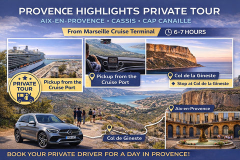 Aix & Cassis Private Tour – Only Your Group, No Strangers