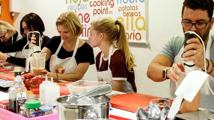 madrid halfday spanish cooking class