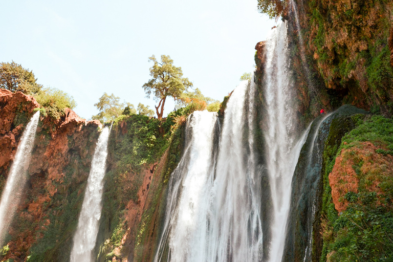 Depuis Marrakech : excursion d'1 jour aux cascades d'OuzoudVisite privée avec croisière