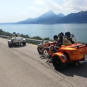 Gardasee: 2-stündige geführte Trike- oder Ryker-Tour