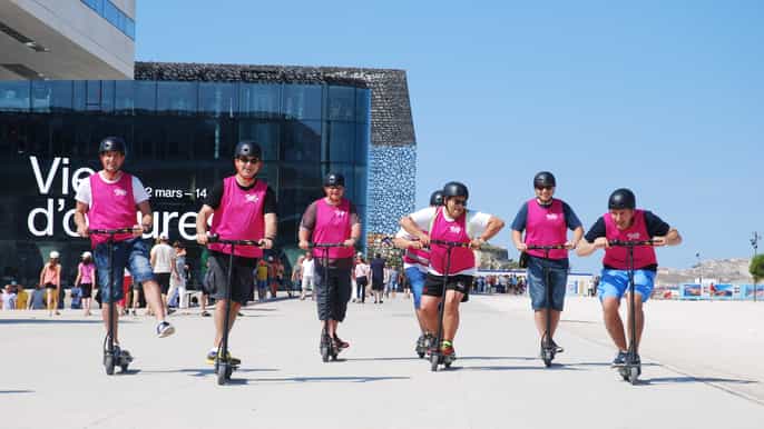 marseille smallgroup guided escooter tour