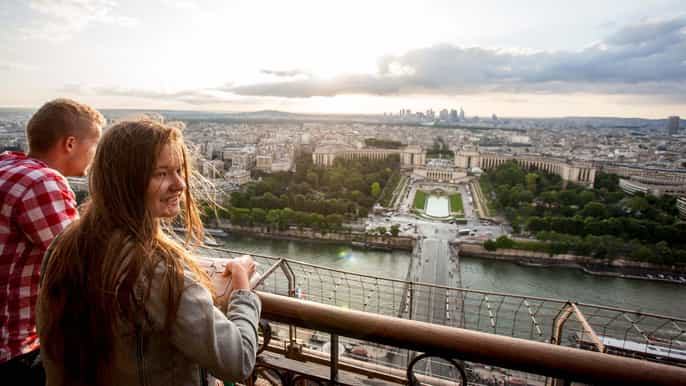 eiffel tower second floor or summit direct access