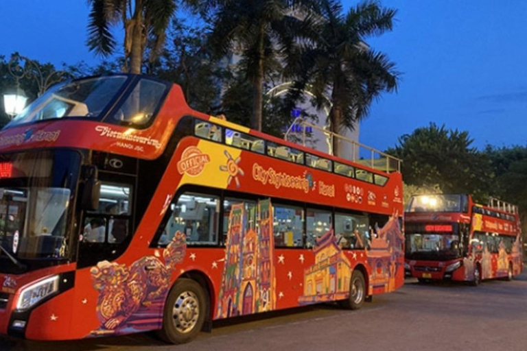 HCMC: Evening Night Lights Tour by Double-Decker Bus