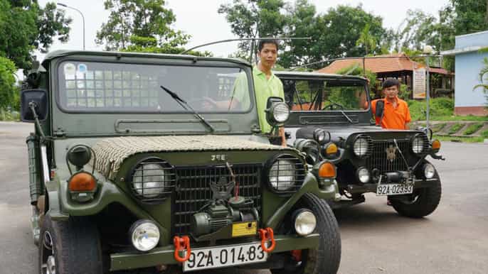 from hoi an fullday my son by jeep boat tour