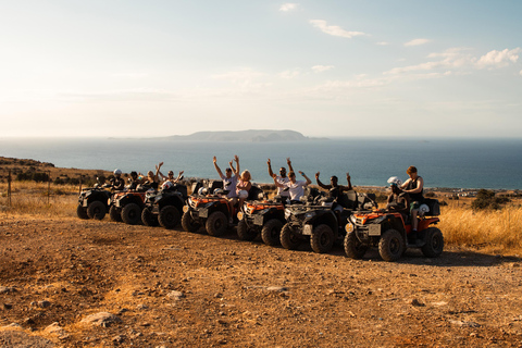 Z Heraklionu: Quad Safari Wild Crete Evening Tour