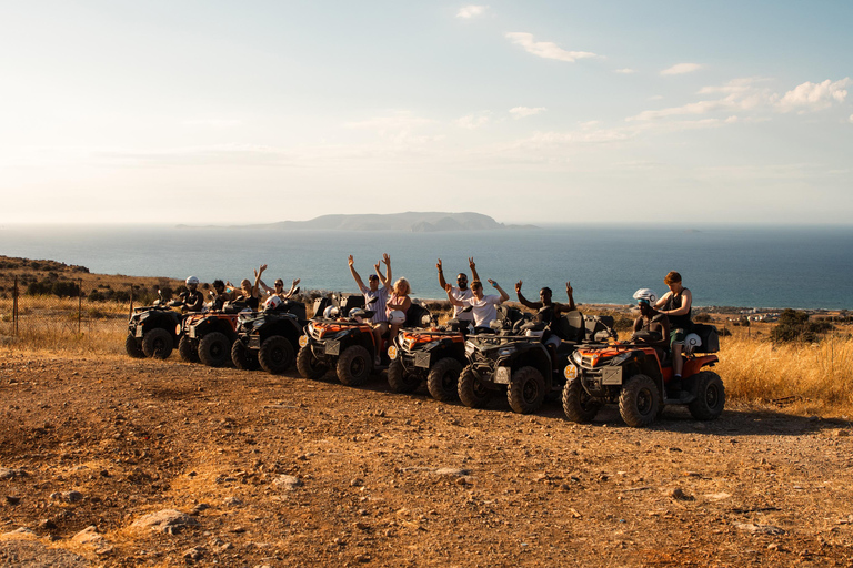 Au départ d&#039;Héraklion : Excursion en soirée en Crète sauvage en Quad Safari