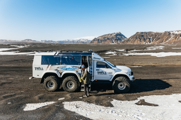 Ice Cave by Katla Volcano Super Jeep from Vik