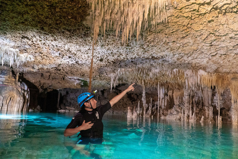 Z Cancún lub Riviera Maya: Cobá i Río Secreto – wycieczka 1-dniowaWycieczka do Coba i Río Secreto z Cancún