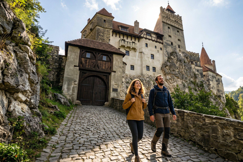 Dracula Castle-Peleș Castle-Cantacuzino Castle and Brașov COACH TOUR Audio guide in 24 languages