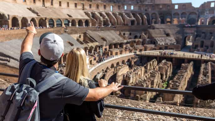 Coliseo, monte Palatino, Foro Romano: tour sin colas
